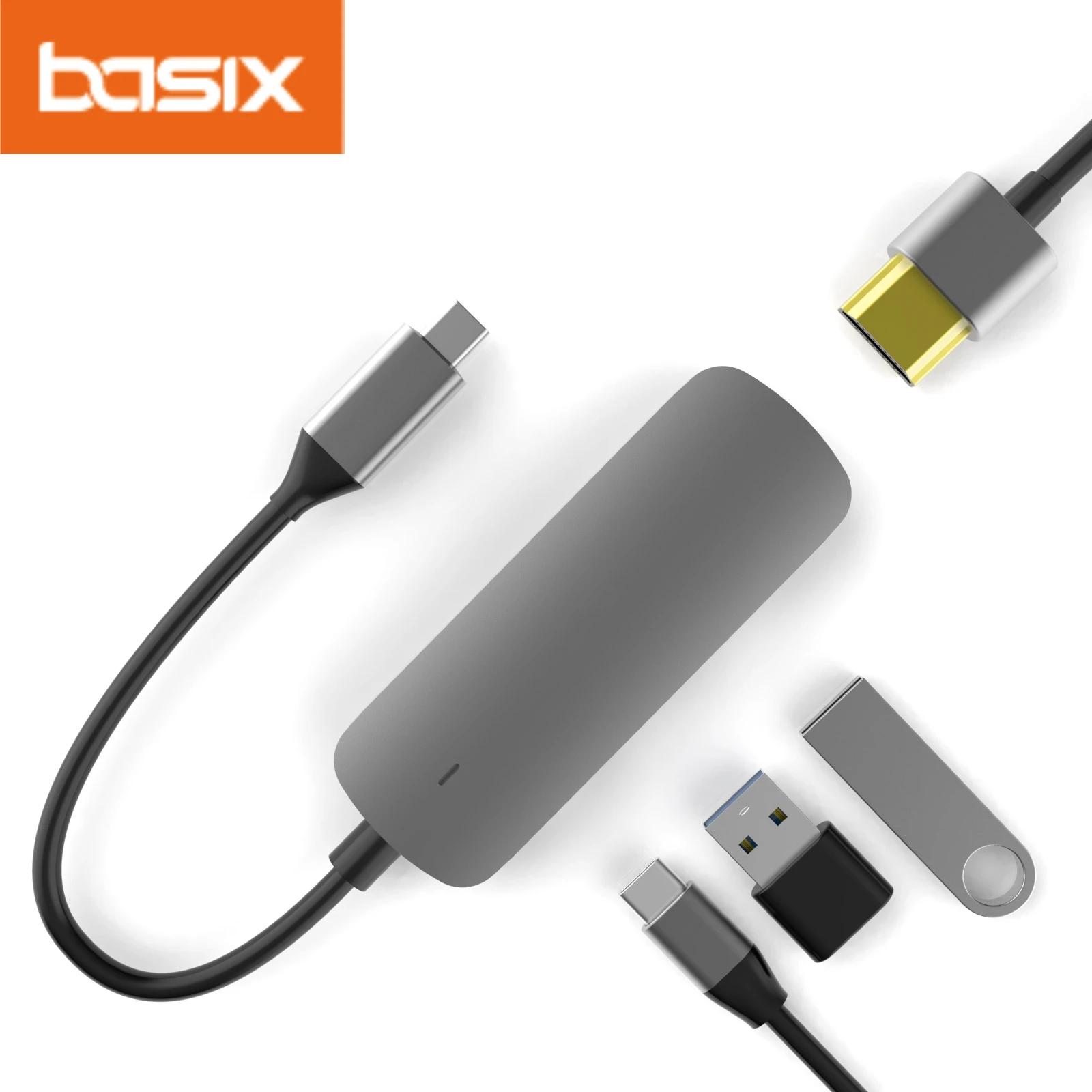 Basix USB-C  CŸ HDMI  Ʈ, PD60W ŷ ̼, ƺ  е M2 M1 PC ׼, USB 3.0 